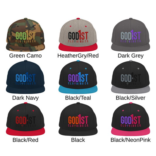 GODis1ST BOLD Snapback Hat