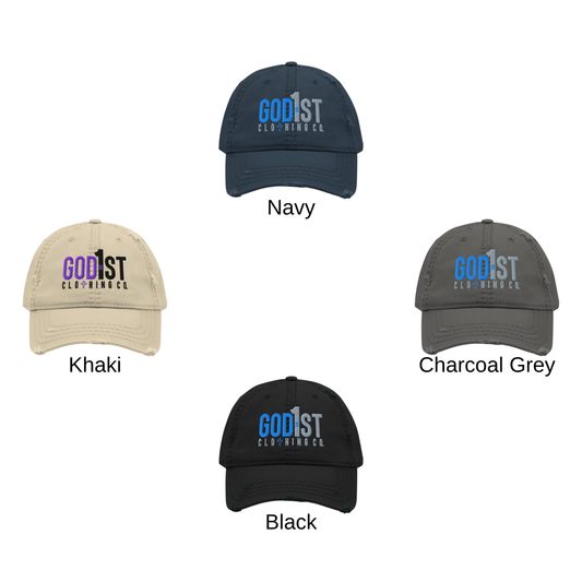 GODis1ST Distressed Hat