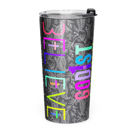 Believe John 14:1 Tapered 20oz. Stainless Tumbler