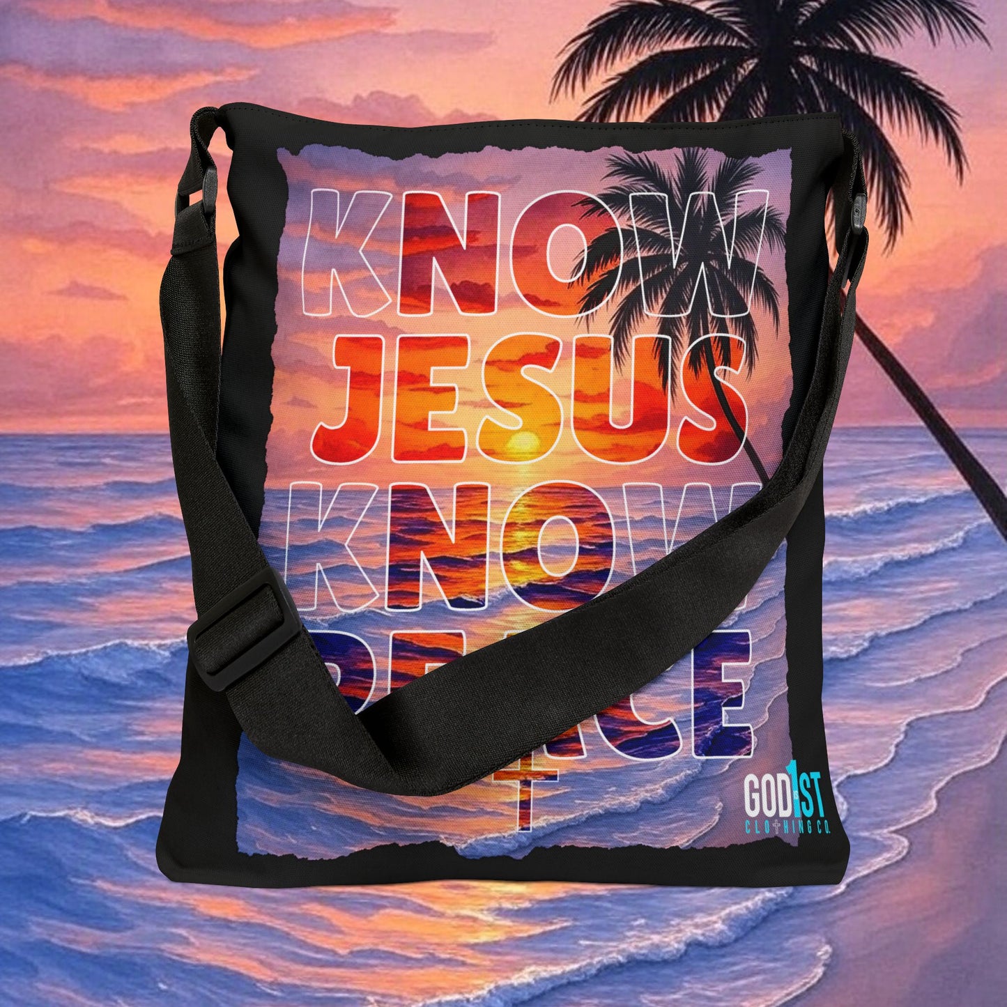 kNOw JESUS kNOw PEACE Tote Bag