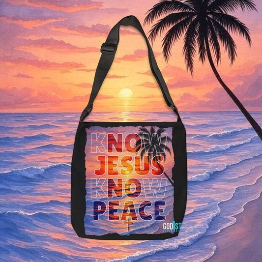 kNOw JESUS kNOw PEACE Tote Bag