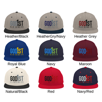 GODis1ST BOLD Snapback Hat