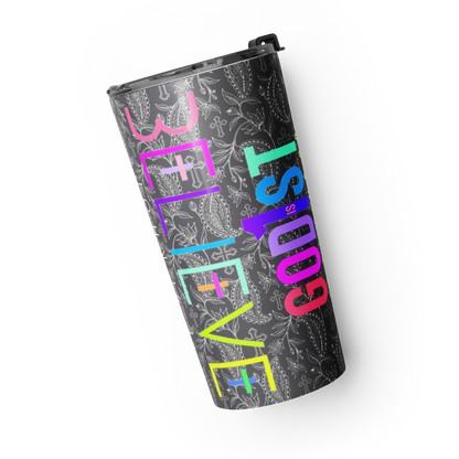 Believe John 14:1 Tapered 20oz. Stainless Tumbler