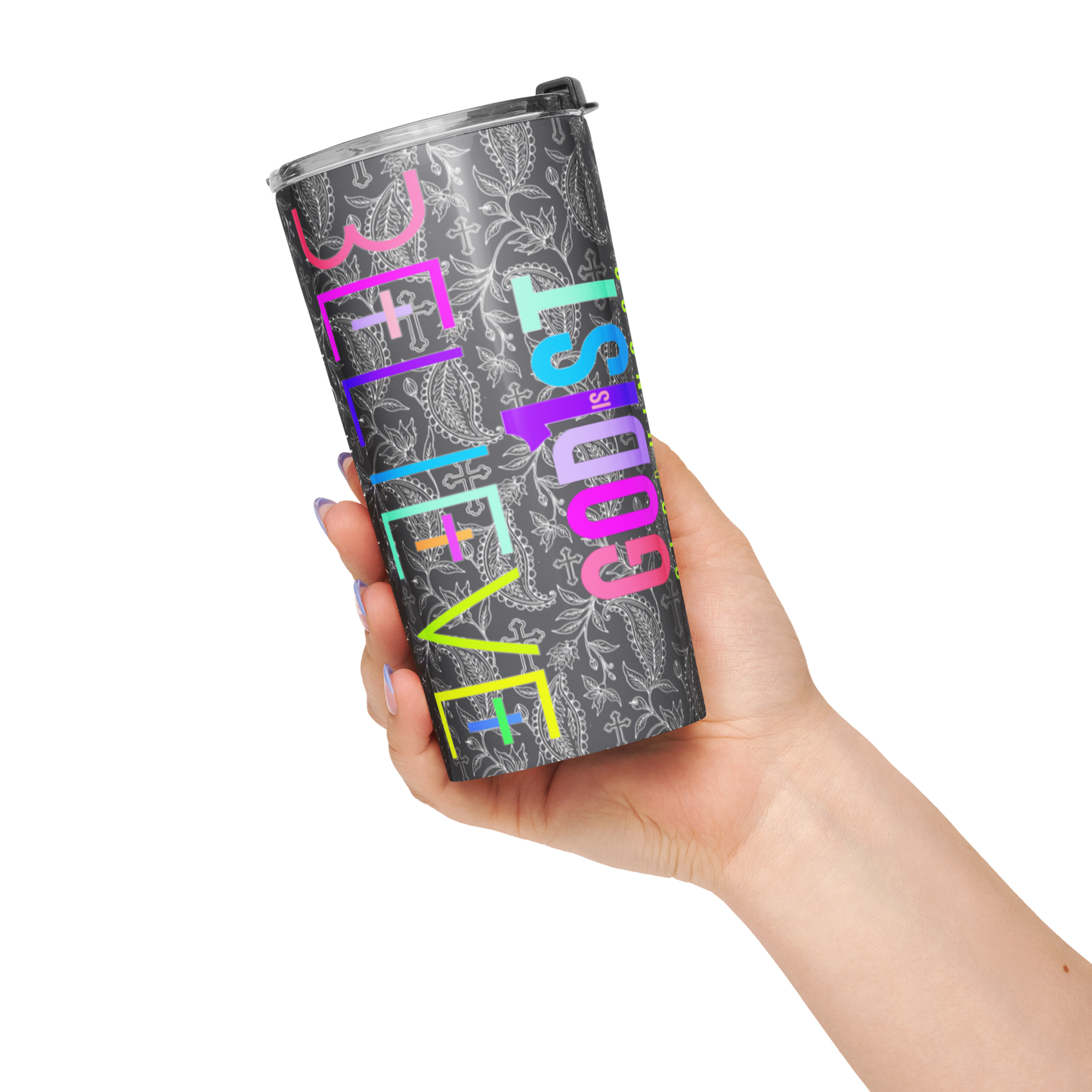 Believe John 14:1 Tapered 20oz. Stainless Tumbler