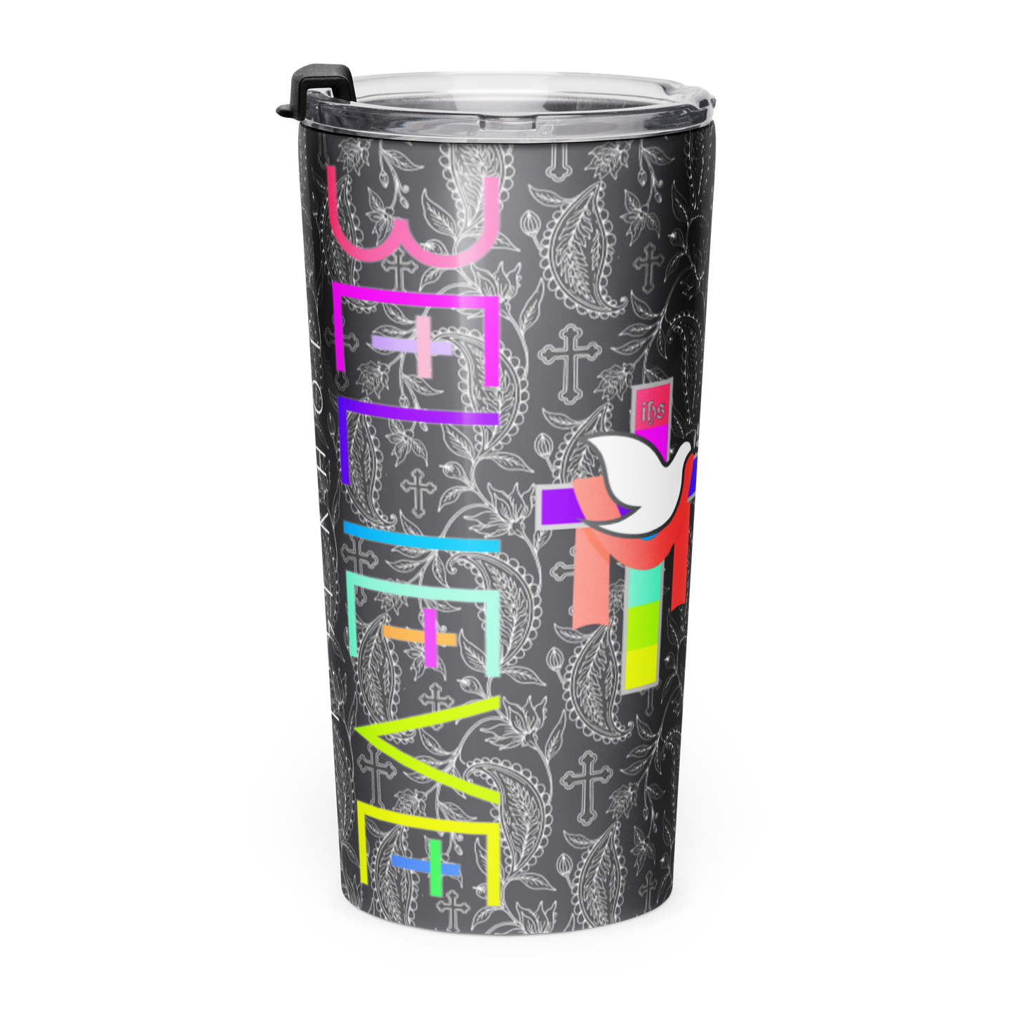 Believe John 14:1 Tapered 20oz. Stainless Tumbler