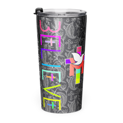 Believe John 14:1 Tapered 20oz. Stainless Tumbler