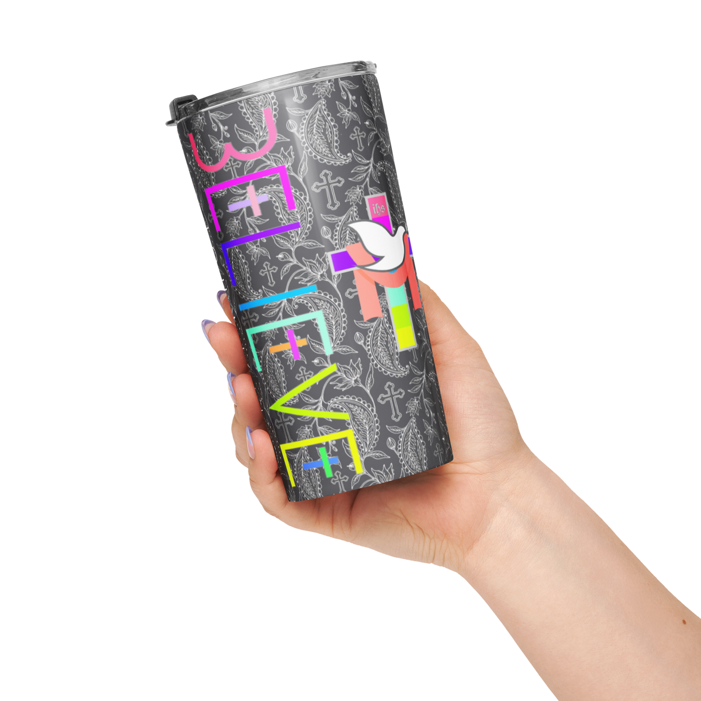 Believe John 14:1 Tapered 20oz. Stainless Tumbler
